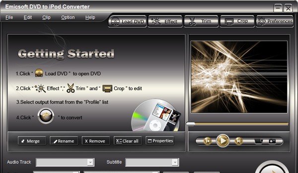 Emicsoft DVD to iPod Converter(DVD转ipod转换器) v4.1.22