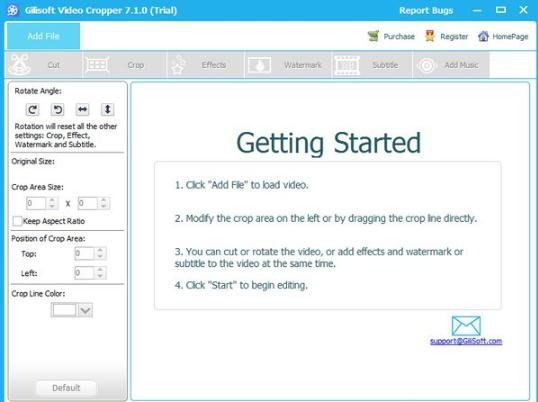 Gilisoft Video Cropper v7.1.5