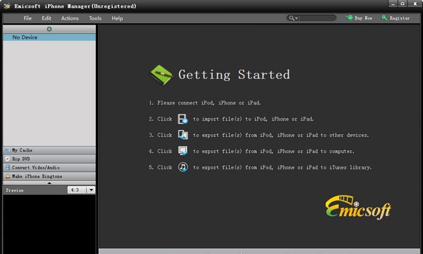 Emicsoft iPhone Manager(iPhone管理软件) v5.1.21