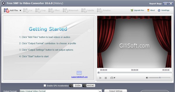 Free SWF to Video Converter(免费Swf到视频转换器) v10.6.6