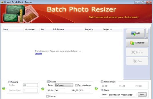 Boxoft Batch Photo Resizer（批量图片处理） v1.8