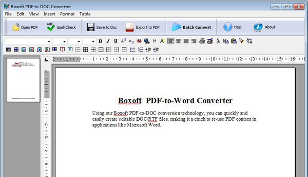 Boxoft PDF to DOC Converter(PDF转DOC软件) v1.4.5