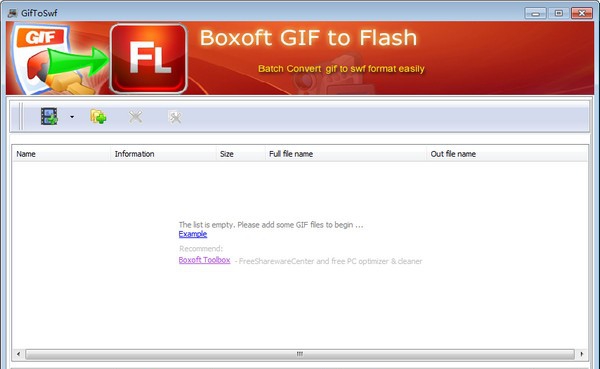 Boxoft GIF To Flash(视频格式转换器) v1.2.2