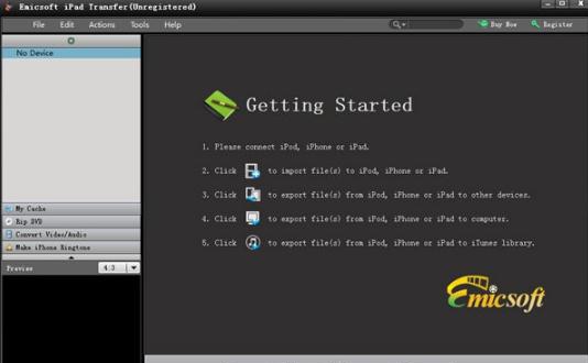 Emicsoft iPad Transfer v5.1.21