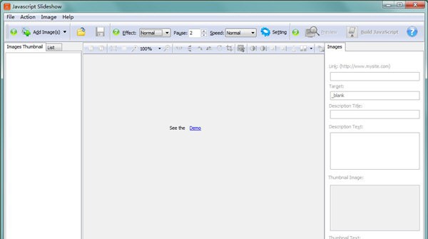 JavaScript SlideShow(幻灯片制作软件) v1.3