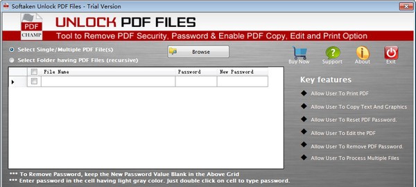 Softaken Unlock PDF Files(PDF解锁工具) v1.4