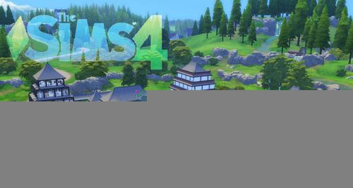 模拟人生4纯白彩色印花泳装MOD v2.30