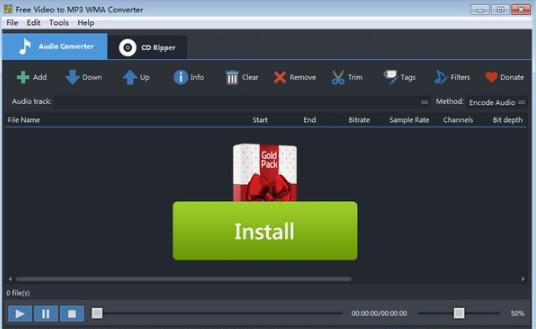 Free Video to MP3 WMA Converter v8.8.9