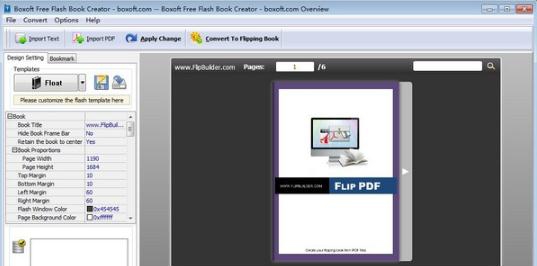Boxoft Free Flash Book Creator v3.6