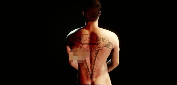 赛博朋克2077男性新的纹身MOD v3.90