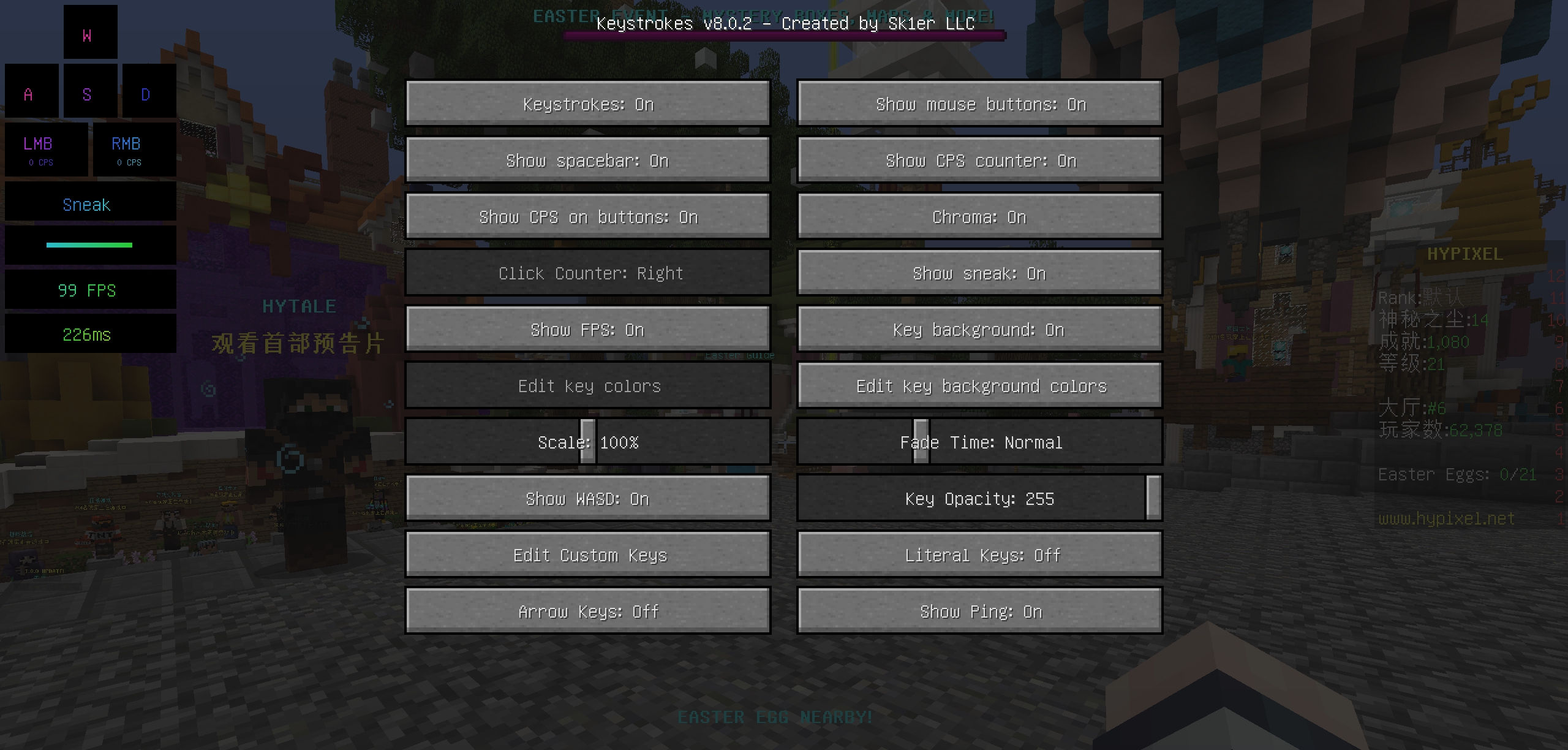 我的世界按键显示MOD v1.56