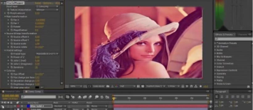 FractalMapper(AE图像分形万花筒过渡效果) v1.9