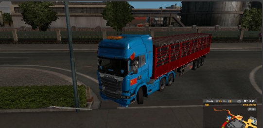 欧洲卡车模拟2中国制造锣响挂车MOD v1.75