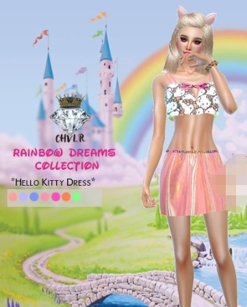 模拟人生4Hello Kitty可爱服装MOD v1.70