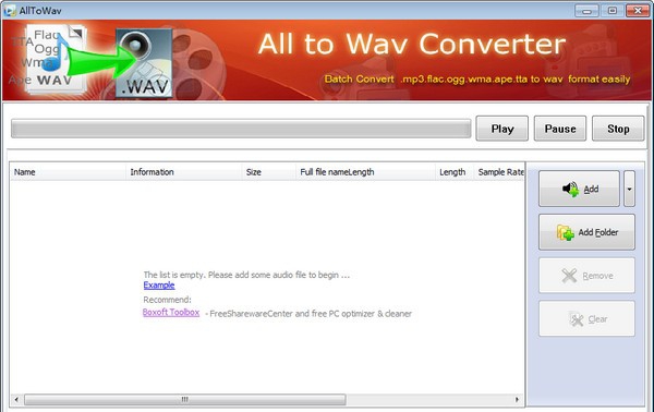 Boxoft All to Amr Converter(音频转换工具) v1.8