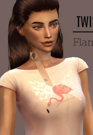 模拟人生4火烈鸟简洁闪光上衣MOD v1.31