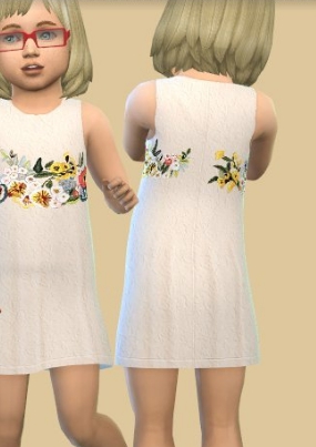 模拟人生4小女孩美丽鲜花服装MOD v3.45