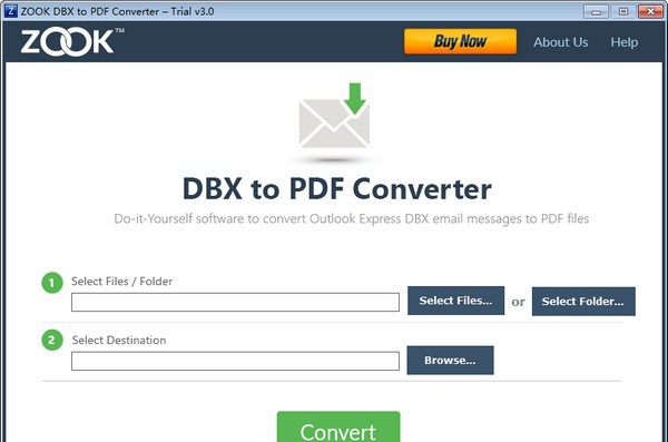 ZOOK DBX to PDF Converter(DBX到PDF转换器) v3.5