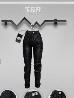 模拟人生4女性高质量破洞牛仔裤MOD v2.53