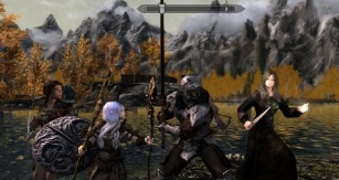 上古卷轴5重制版赛博朋克2077武士刀MOD v3.41