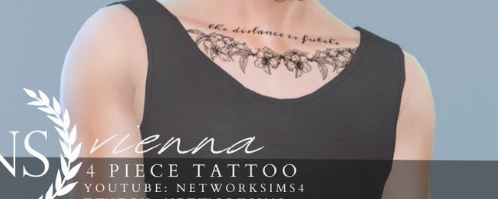 模拟人生4男士的多部位纹身MOD v3.73