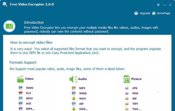 Free Video Encryptor(视频加密软件) v2.0.3
