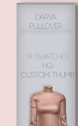 模拟人生4女款美丽花边光泽上衣MOD v3.86