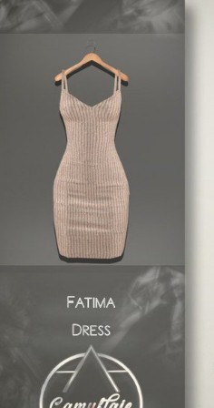 模拟人生4女性吊带条纹礼服MOD v1.62