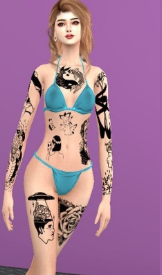 模拟人生4各式各样的纹身MOD v1.61