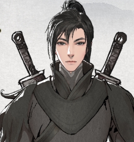 鬼谷八荒黑衣双刀男侠客捏脸MOD v2.49