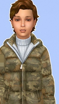 模拟人生4小男孩迷彩夹克MOD v1.94