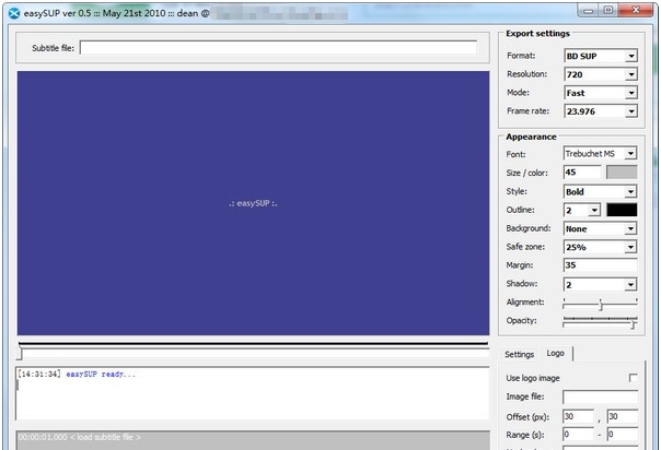 easySUP(视频字幕制作软件) v0.7.0.5