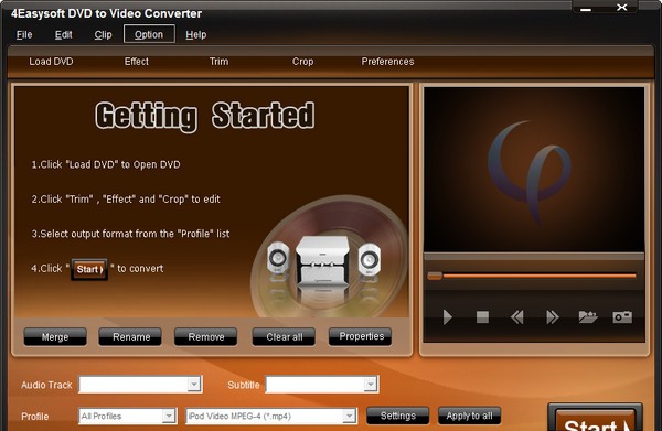 4Easysoft DVD to Video Converter(DVD转视频转换器) v3.2.25