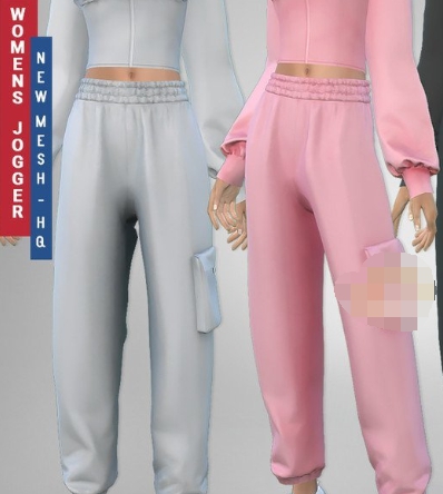模拟人生4女性宽松慢跑长裤MOD v2.64