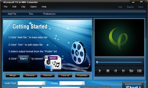 4Easysoft TS to WAV Converter(TS转WAV音频转换器) v3.2.29