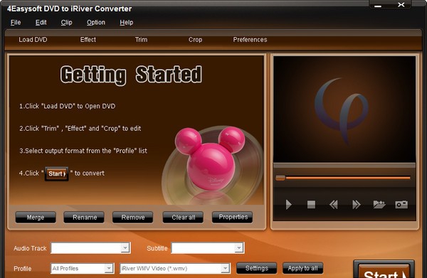 4Easysoft DVD to iRiver Converter(DVD视频转换工具) v3.2.25