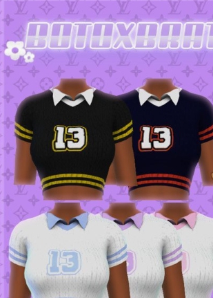 模拟人生4女款运动衬衫毛衣MOD v2.50