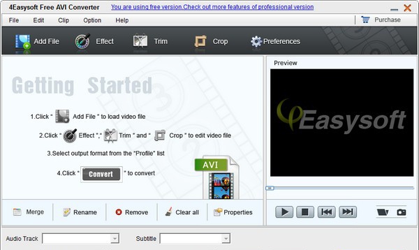 4Easysoft Free AVI Converter(AVI视频转换器) v3.1.09