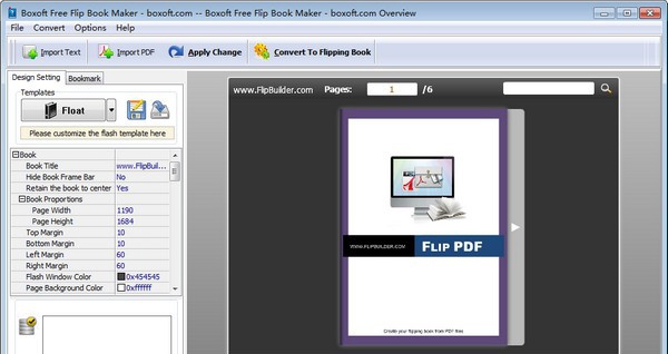 Boxoft Free Flip Book Maker(翻页书制作) v3.4
