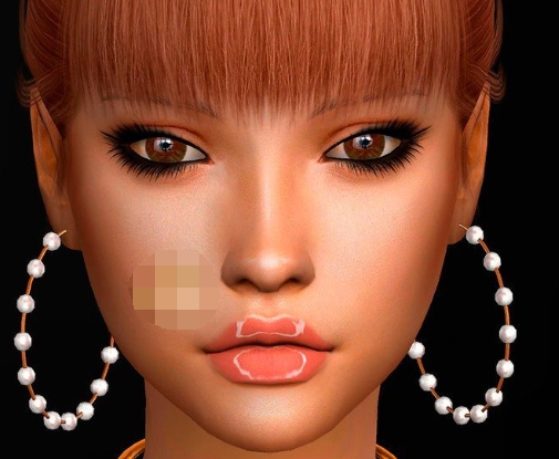 模拟人生4大圆环珍珠串耳环MOD v3.20