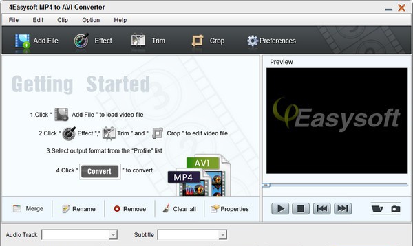 4Easysoft MP4 to AVI Converter(MP4转AVI视频转换器) v3.2.30