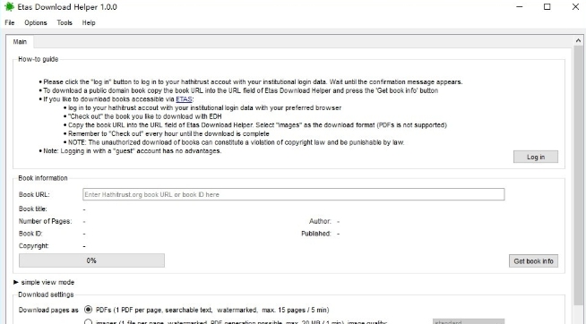 Etas Download Helper(书籍下载助手) v1.0.5