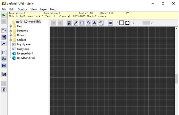 Golly(细胞自动机) v4.9