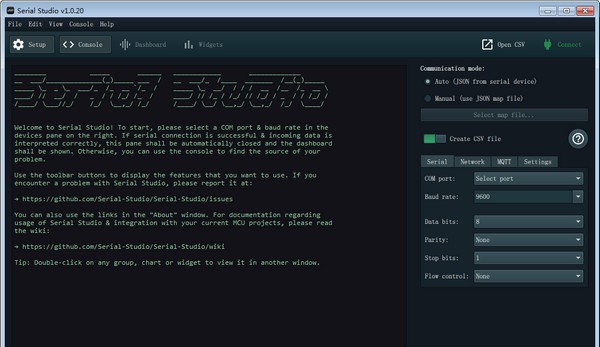 Serial Studio(数据可视化软件) v1.0.25