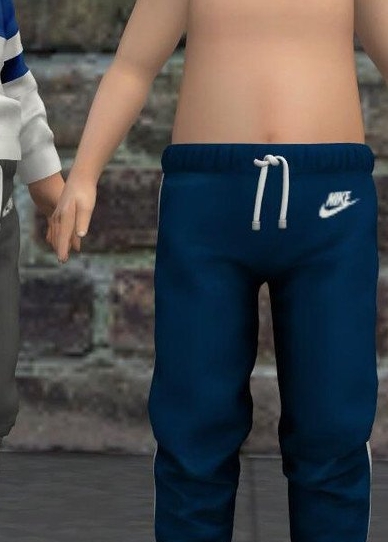 模拟人生4小男孩耐克简洁长裤MOD v3.19