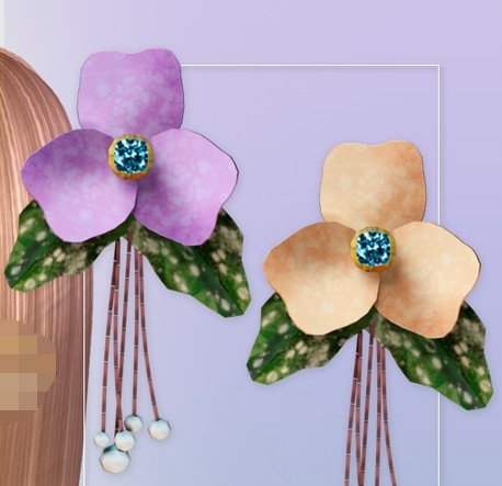 模拟人生4美丽花朵钻石耳环MOD v3.53