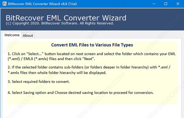 BitRecover EML Converter Wizard(EML文件转换工具) v9.6