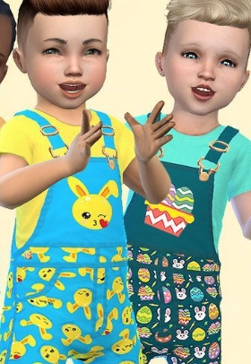 模拟人生4幼儿的可爱吊带裤MOD v1.3