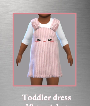 模拟人生4幼儿可爱吊带服装MOD v1.5