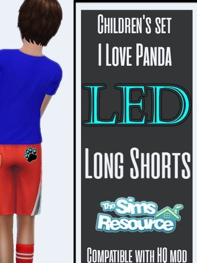 模拟人生4可爱熊猫运动服装MOD v1.5